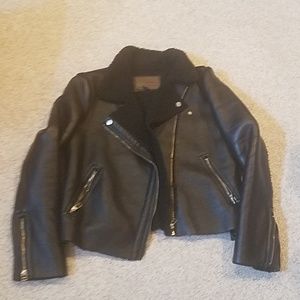 Vegan leather jacket